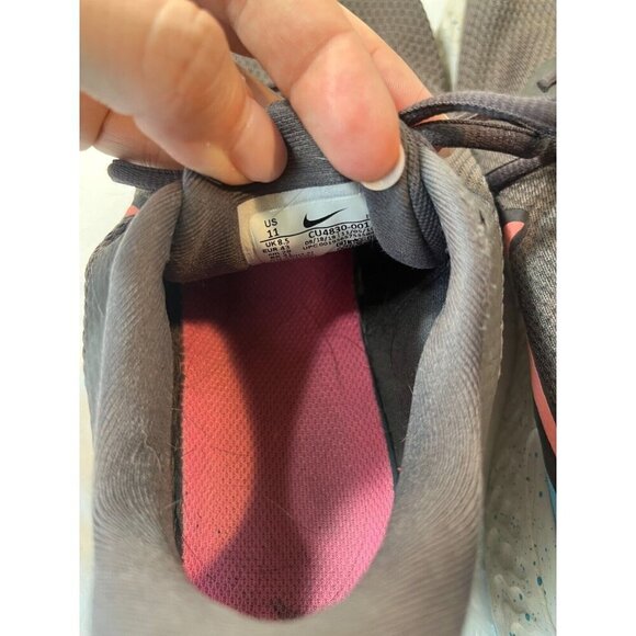 Nike Revolution 5 Women's Size 11 Grey Pink Blue Running Shoes Sneaker CU4830001 - Picture 8 of 12